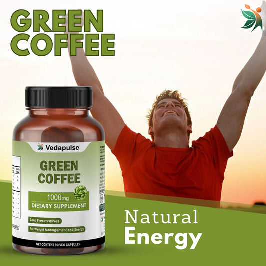 Green Coffee 1000mg Capsules | Vedapulse - Vedapulse