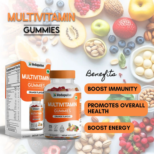 Multivitamin Gummies- 30 Days Pack by Vedapulse - Vedapulse