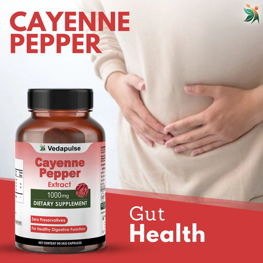Cayenne Pepper Capsules by Vedapulse - Vedapulse