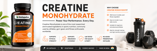 Creatine Monohydrate Capsules for fitness, strength training, and active lifestyle