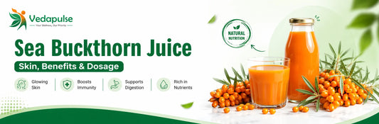 Sea Buckthorn Juice guide covering skin benefits, immunity, digestion support, nutrients, and recommended dosage.