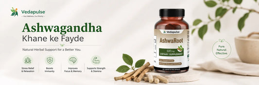 Ashwagandha capsules with natural herbal wellness benefits