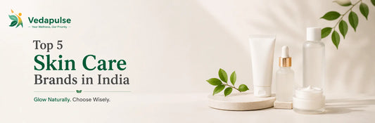 Top skincare brands in India featuring creams, serums, and skincare products.