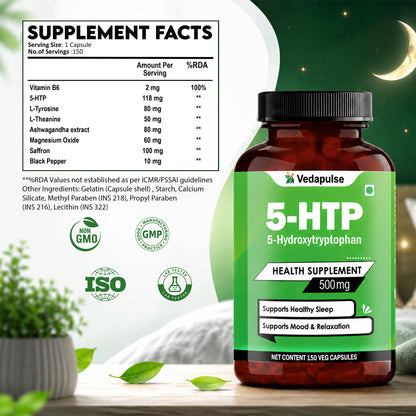 5-Hydroxytryptophan500mgSupplementsFacts