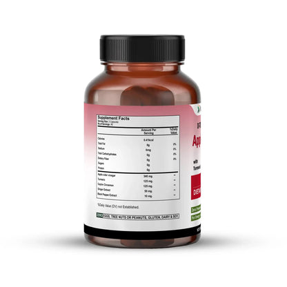 Apple Cider Vinegar 650mg Capsules - Pure & Natural | Vedapulse - Vedapulse
