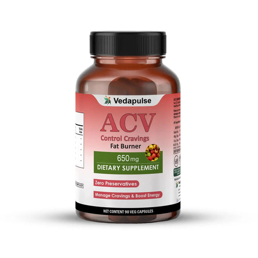 ACV Craving Control + Fat Burner | 90 Capsules | Vedapulse - Vedapulse