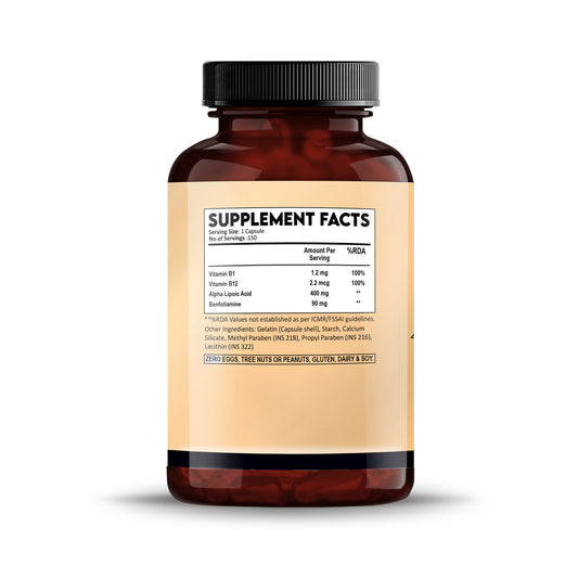 AlphaLipoicAcid500mgCapsulesBottleSupplementsFactsSide