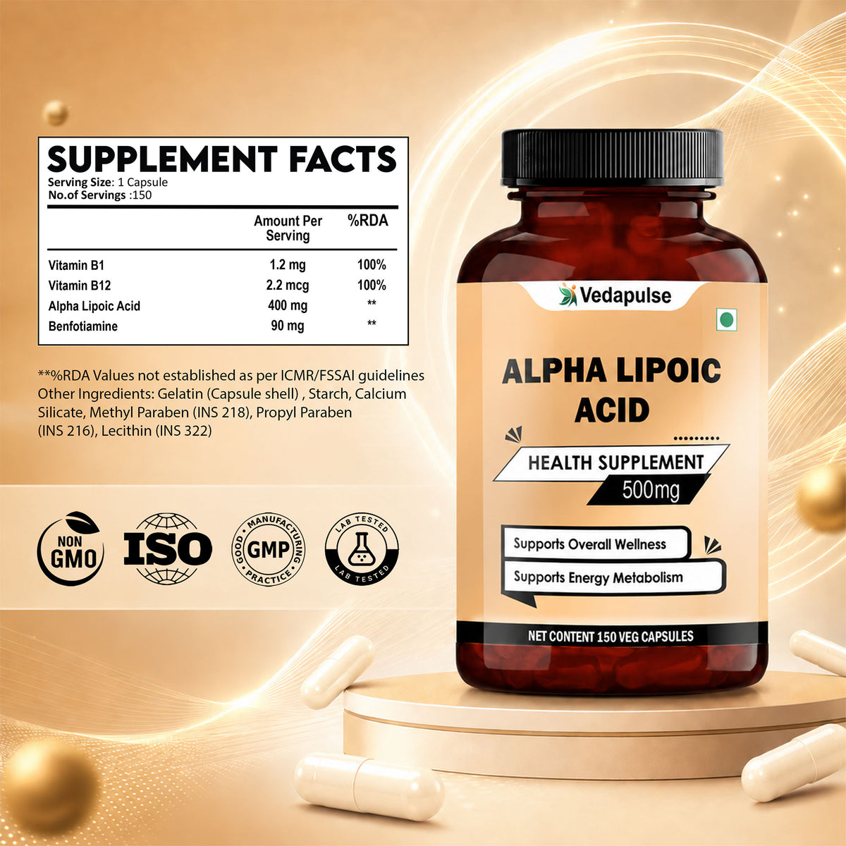 AlphaLipoicAcid500mgCapsulesSupplementFacts