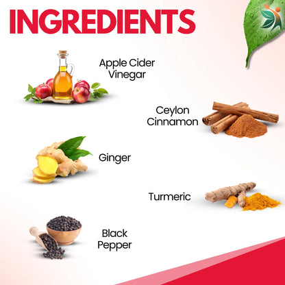 Apple Cider Vinegar 650mg Capsules - Pure & Natural | Vedapulse - Vedapulse