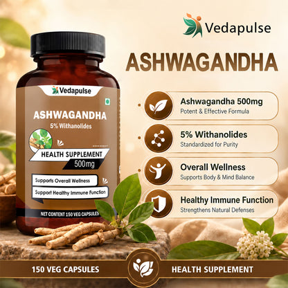 Ashwagandha500mg150CapOverallWellness