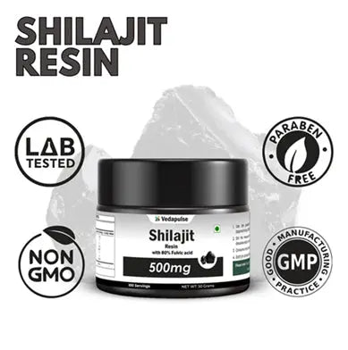 Shilajit Resin 100 Servings of 500mg | Vedapulse - Vedapulse