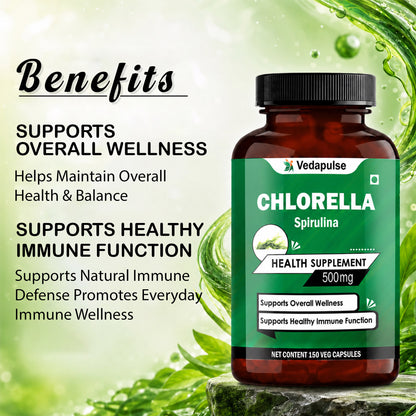 ChlorellaSpirulina500mgBenefits