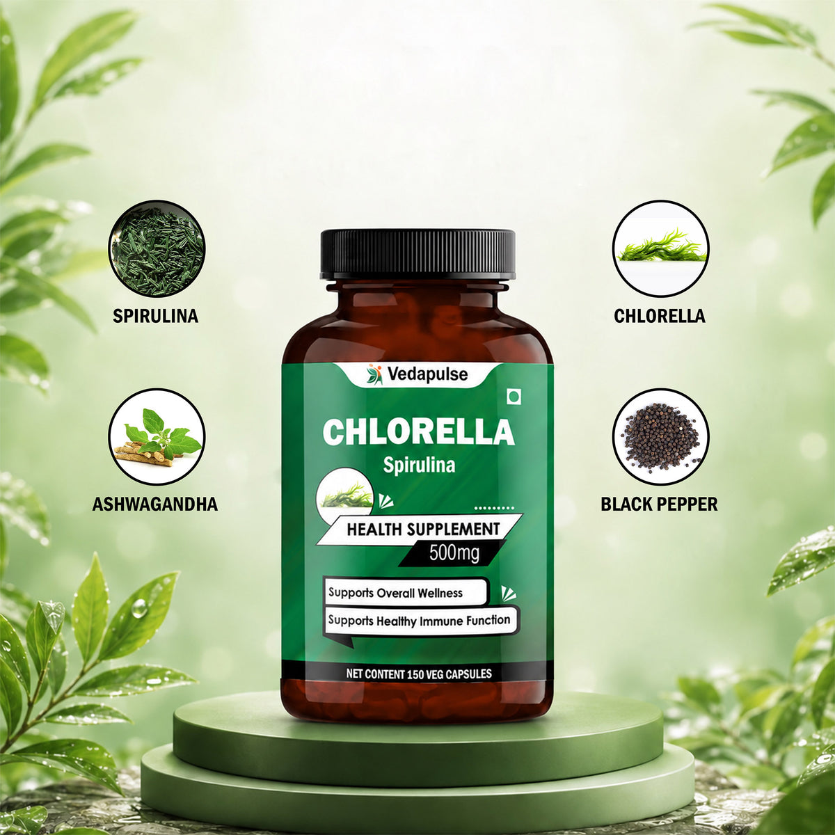 ChlorellaSpirulina500mgCapsuleIngredients