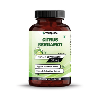 CitrusBergamot500MGCapsuleBottleFrontSide