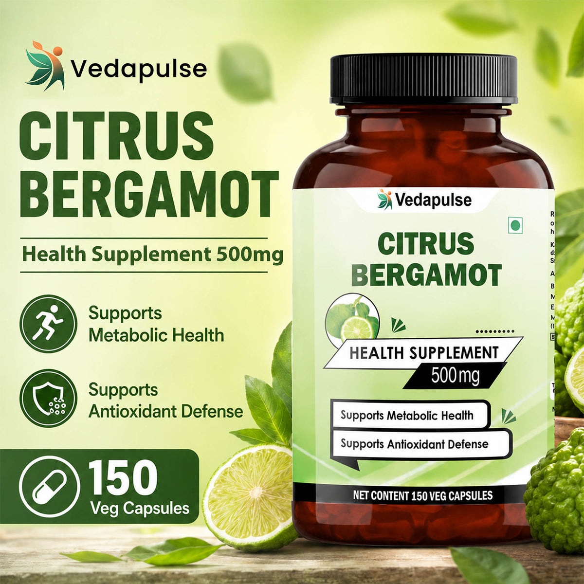 CitrusBergamot500MGCapsuleOverallWellness