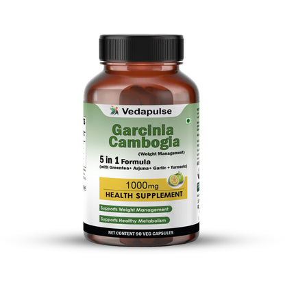 Garcinia Cambogia 1000mg Capsules Bottle Front Side