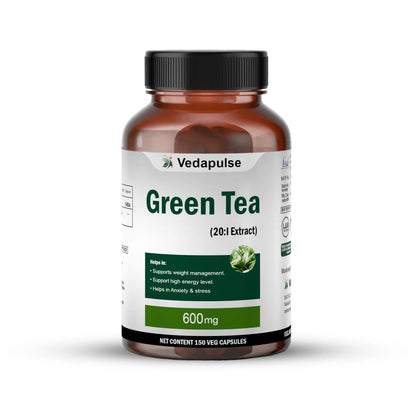 Green Tea Capsules by Vedapulse - Vedapulse
