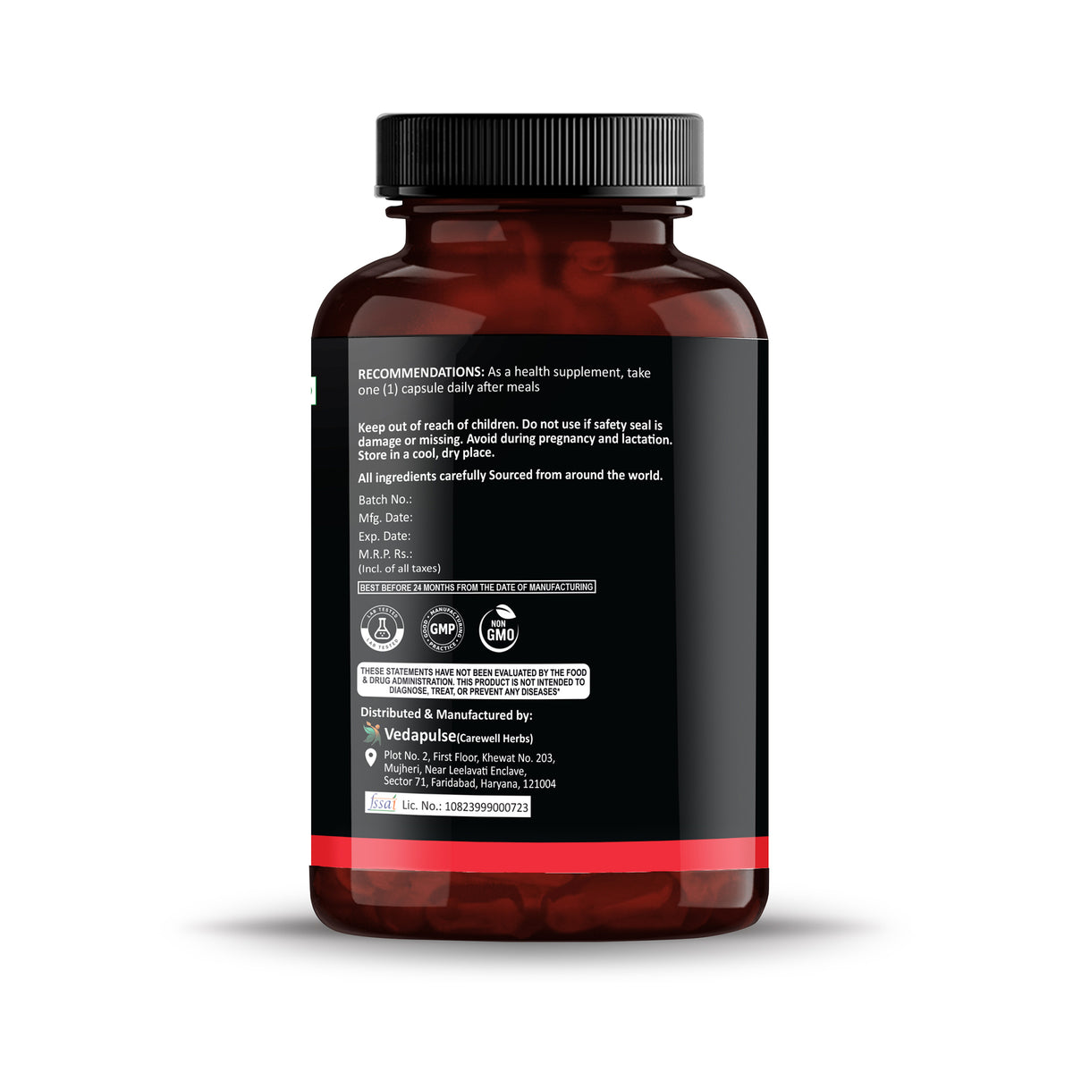 IronSlowRelease500mgCapsuleSupplementRightSide