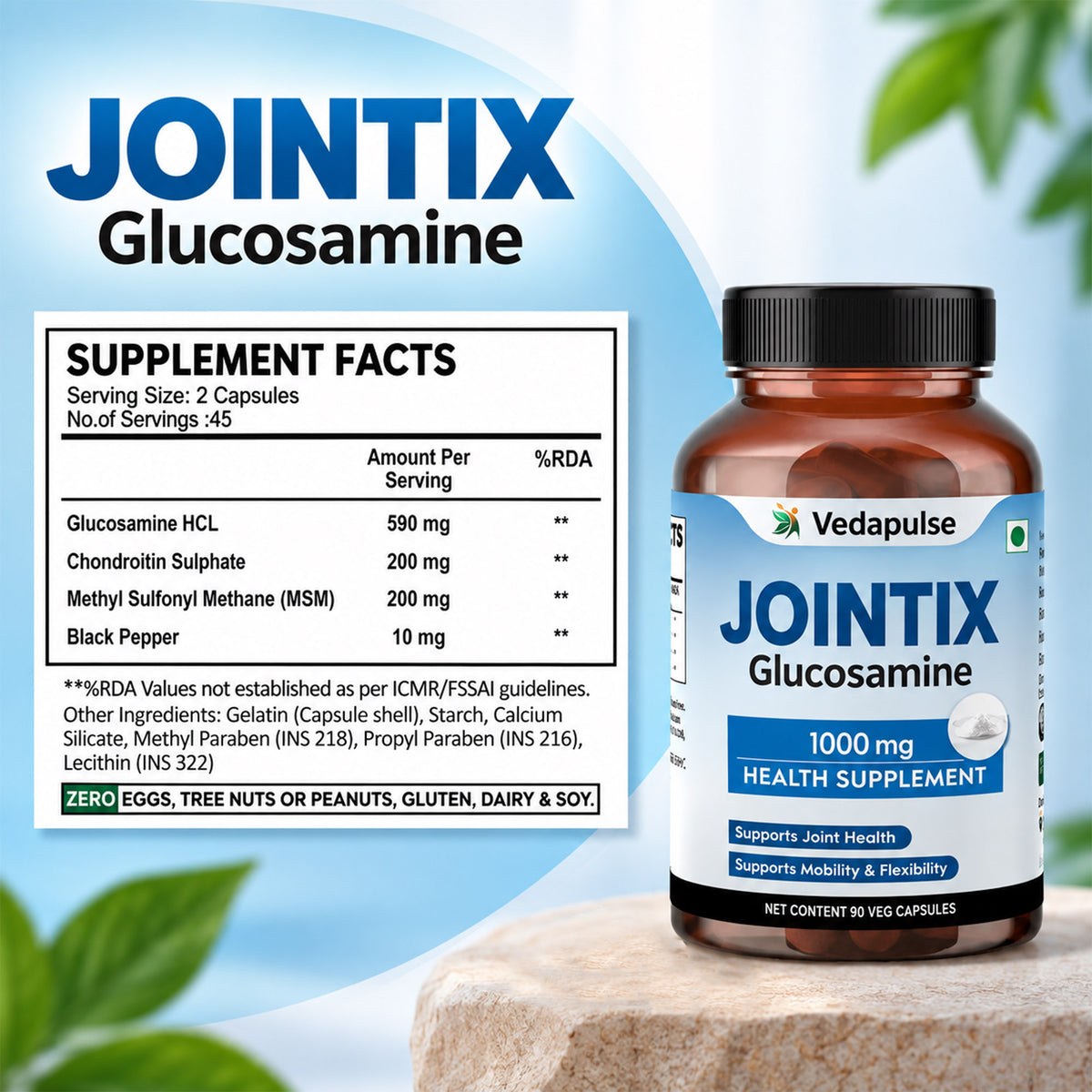 JointixGlucosamineCapsulesSupplementsFacts
