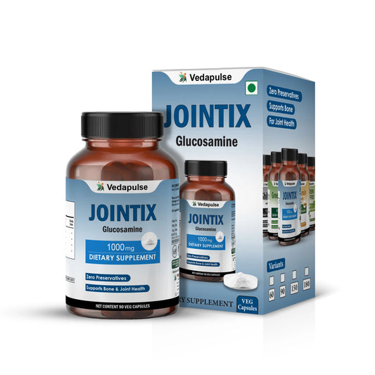 Jointix Glucosamine - 90 Capsules | 1000mg per Serving - Vedapulse