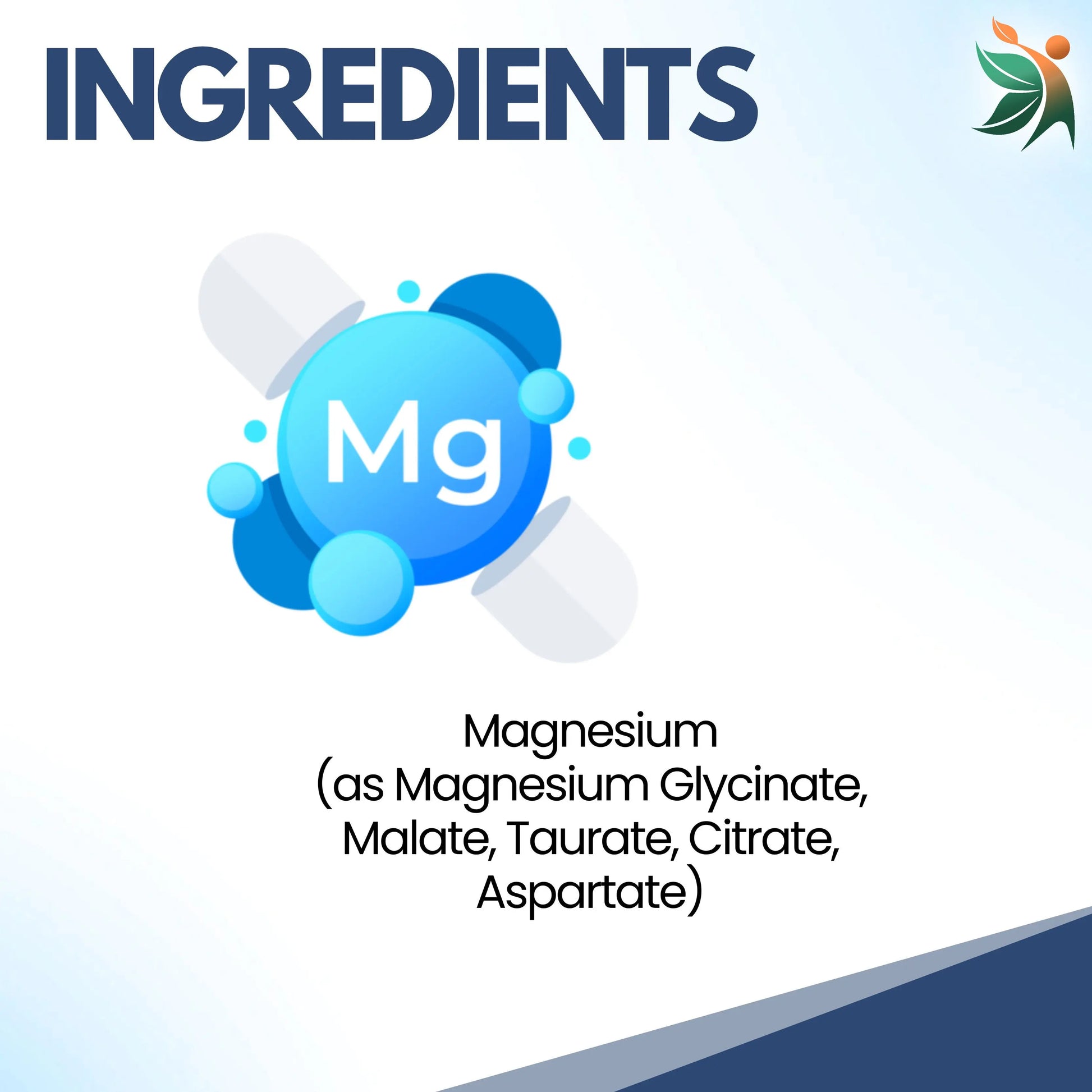 Magnesium Glycinate 500mg Capsules - Nerve Health, Muscle Recovery, Heart Function - Vedapulse