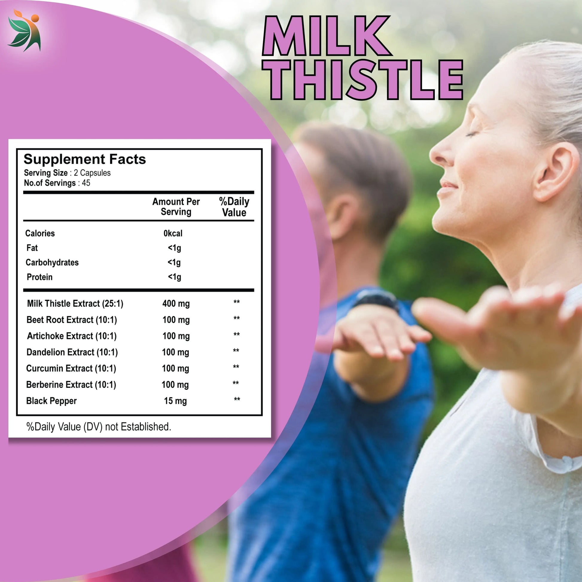 Milk Thistle Liver Detox 900mg capsules | Vedapulse - Vedapulse