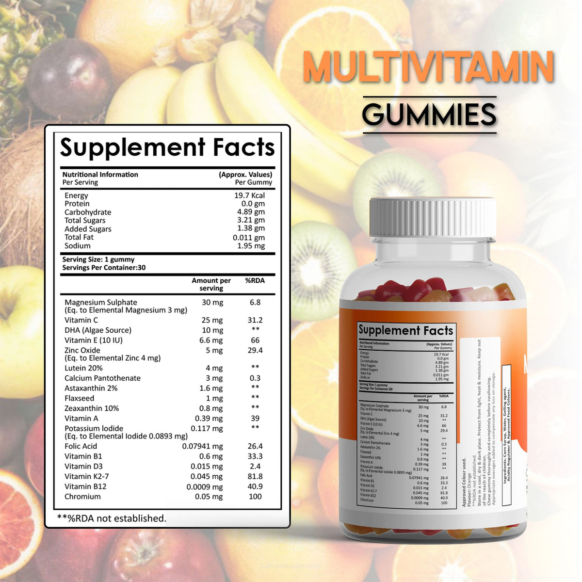 MultivitamainGummiesSupplementFactsPost