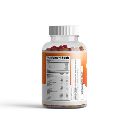 MultivitamainGummiesSupplementFactsSide