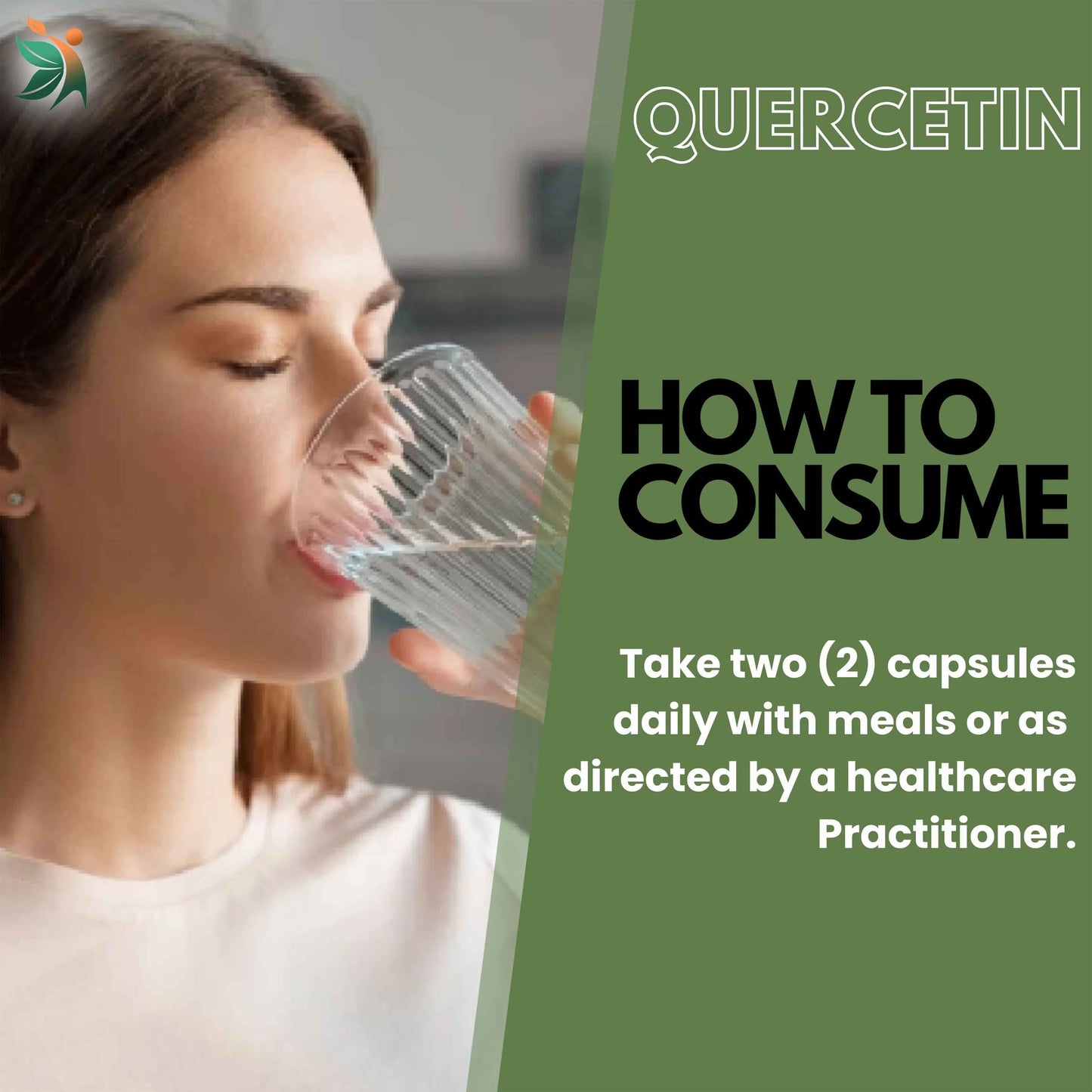 Quercetin with Bromelain Capsules 1000mg | Vedapulse