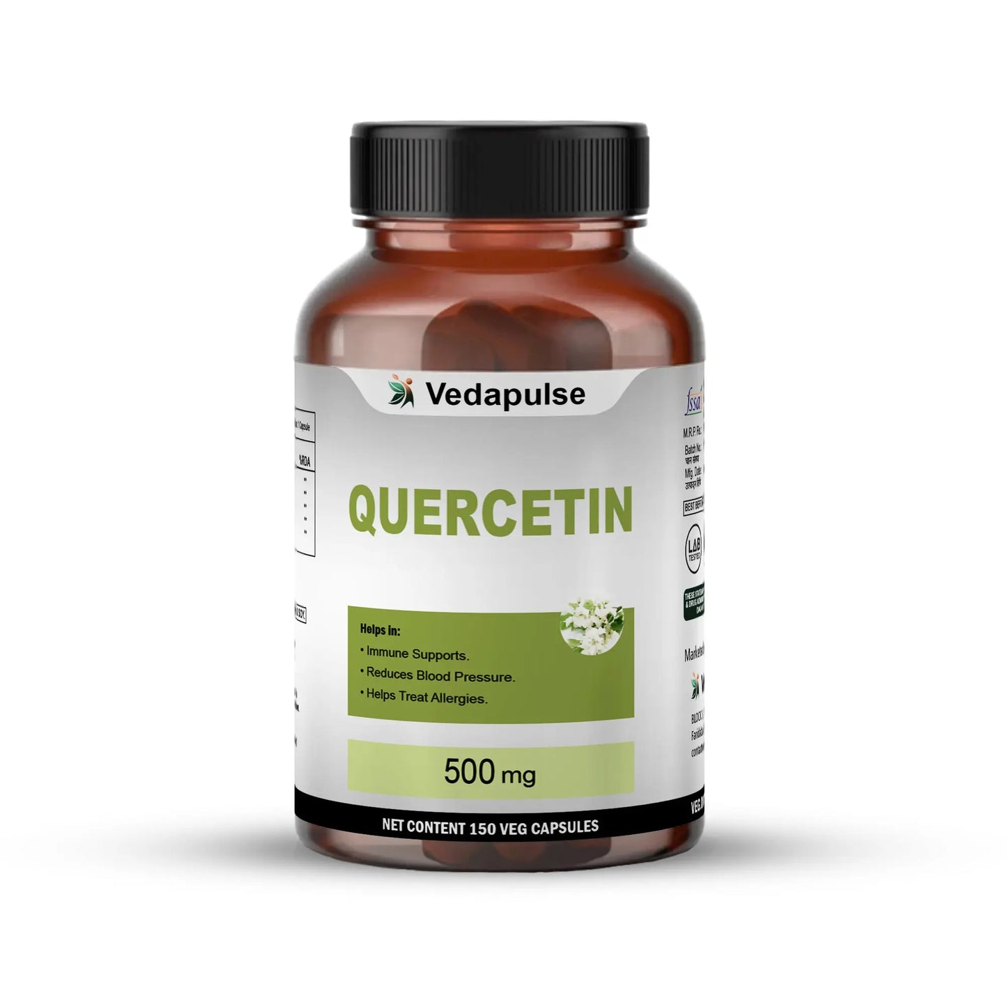 Quercetin with Bromelain 1000mg Herbal Capsules| Vedapulse - Vedapulse