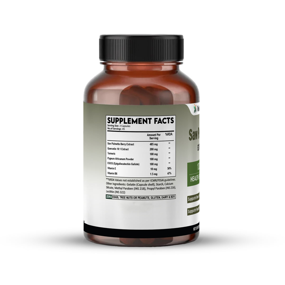 SawPalmettoCapsulesBottleFrontLeftSide