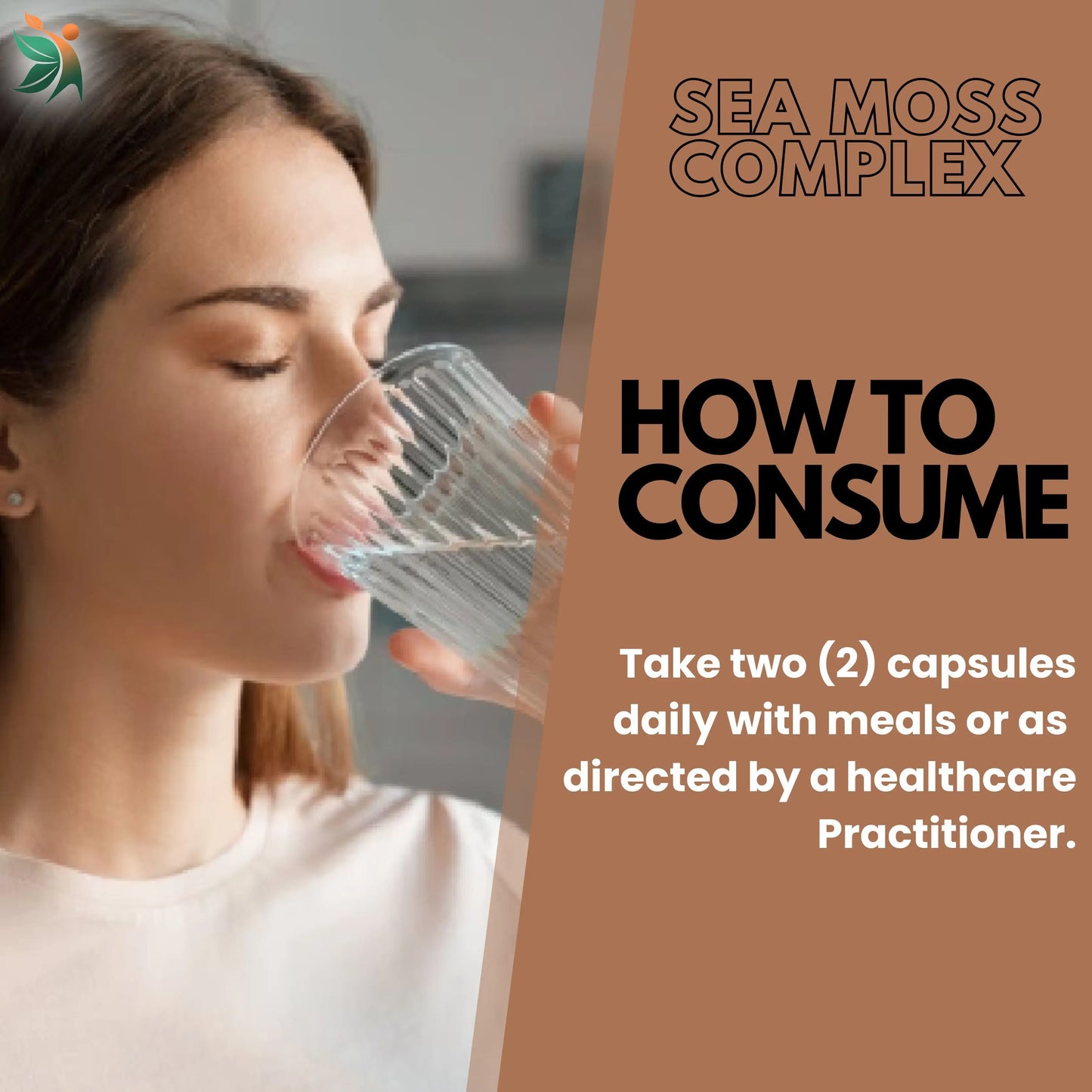 Vedapulse Sea Moss 500mg capsules - skin ,immune - Vedapulse