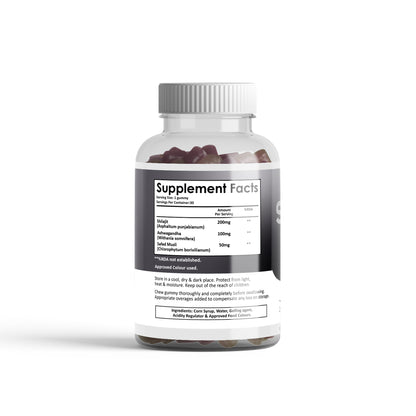 ShilajitGummiessBottleSupplementFactsSide