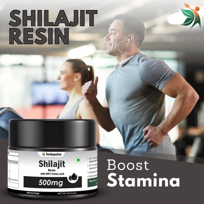 Shilajit Resin 100 Servings of 500mg | Vedapulse - Vedapulse