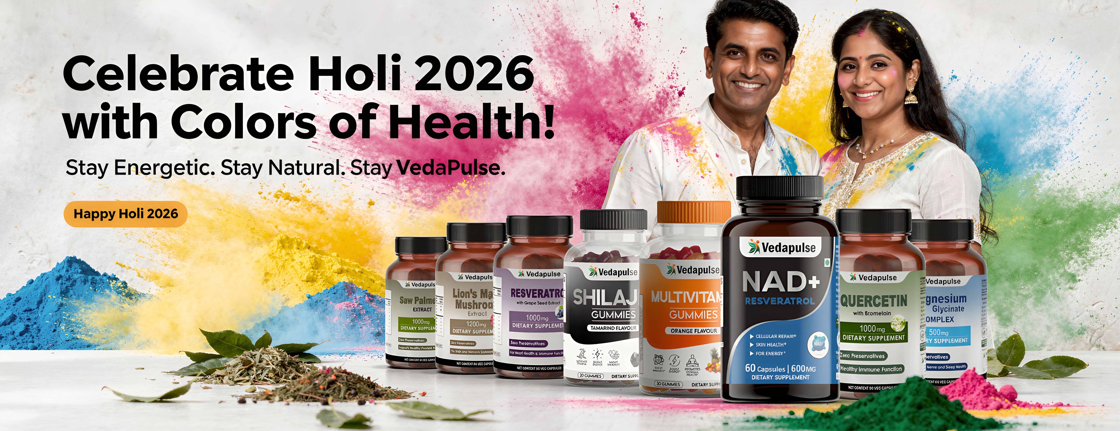Vedapulse Holi 2026 Banner Update