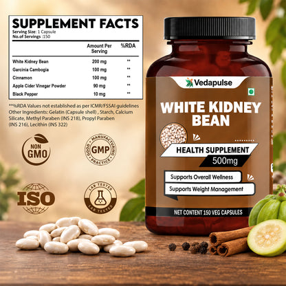 WhiteKidneyBean50mgSupplementFactsPost