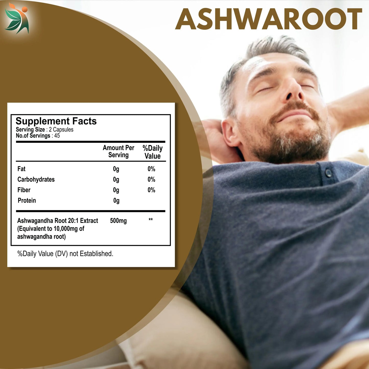 Ashwaroot 500mg Capsules by Vedapulse - Vedapulse