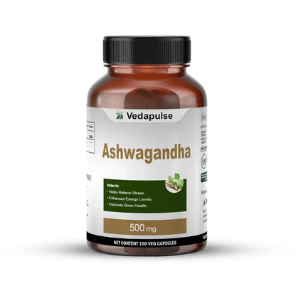 Ashwaroot 500mg Capsules by Vedapulse - Vedapulse