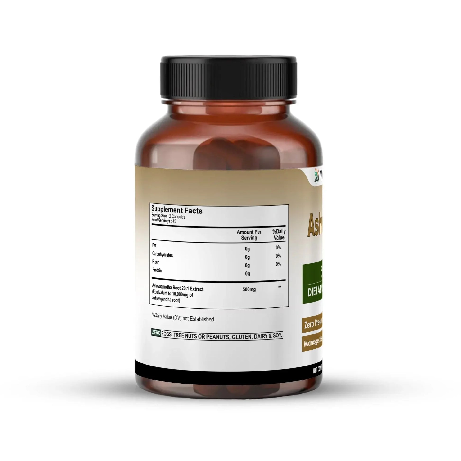 Ashwaroot 500mg Capsules by Vedapulse - Vedapulse