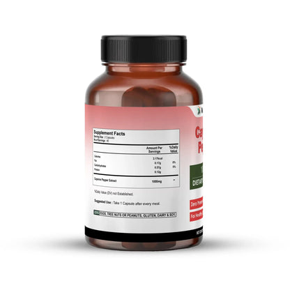 Cayenne Pepper Capsules by Vedapulse - Vedapulse