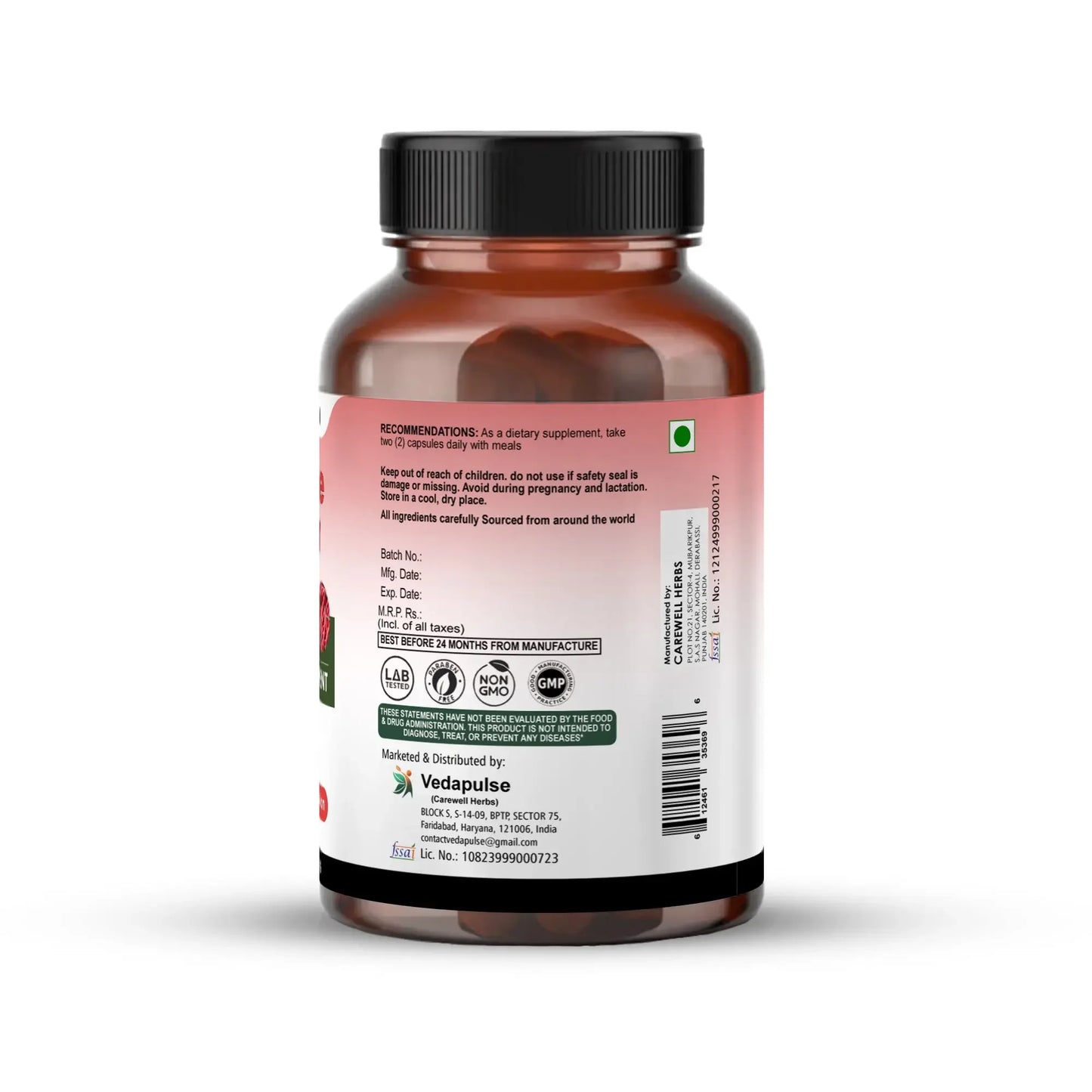 Cayenne Pepper Capsules by Vedapulse - Vedapulse