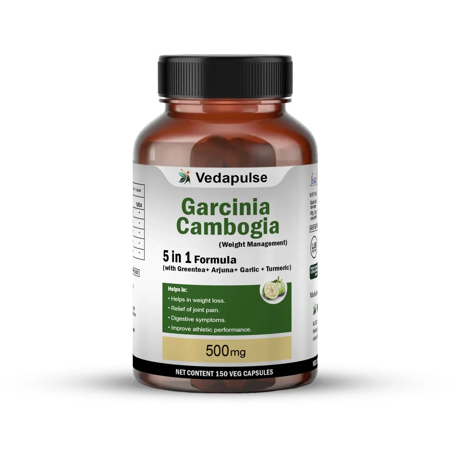 Garcinia Cambogia 1000mg Capsules by Vedapulse - Vedapulse