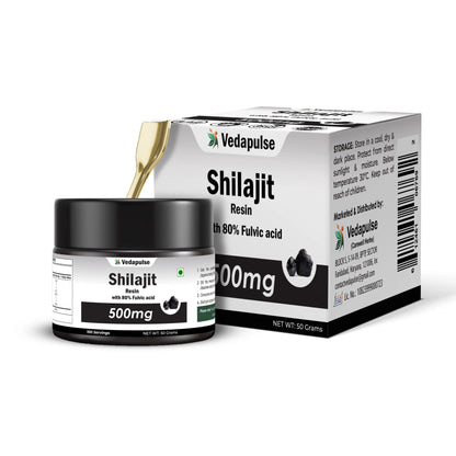 Shilajit Resin 100 Servings of 500mg | Vedapulse - Vedapulse