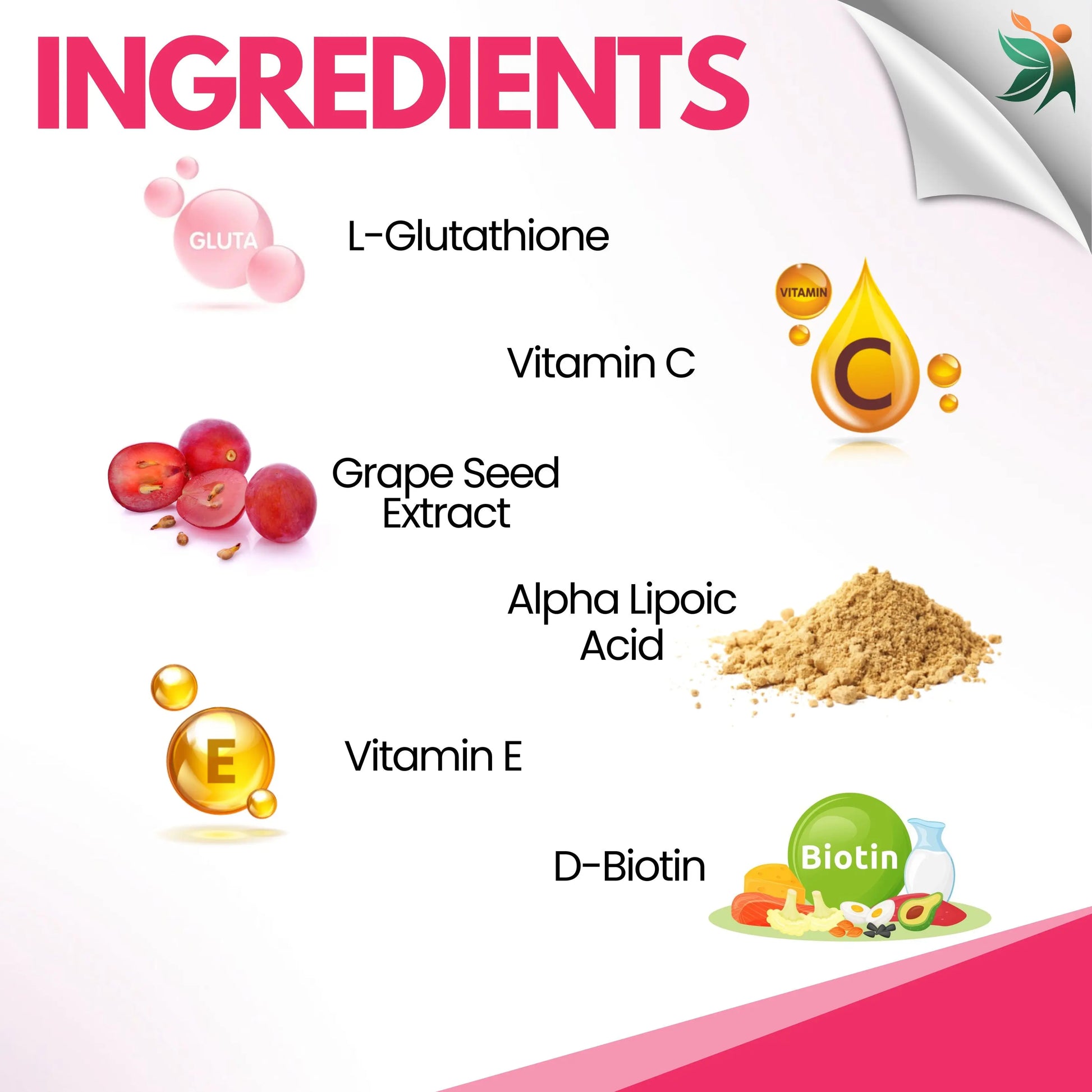 Glowing Skin Glutathione with Vitamin C Capsules | Vedapulse - Vedapulse