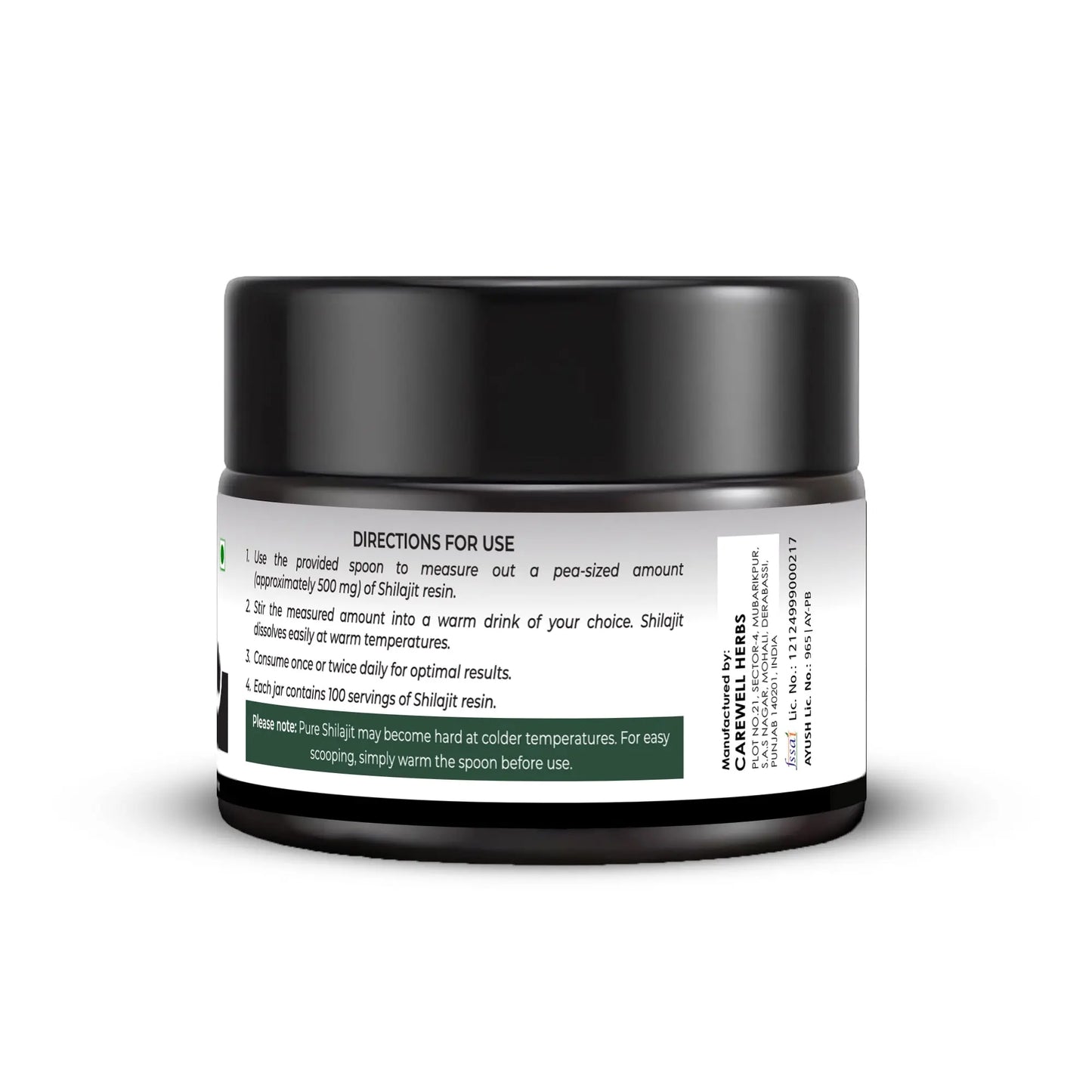 Shilajit Resin 100 Servings of 500mg | Vedapulse - Vedapulse